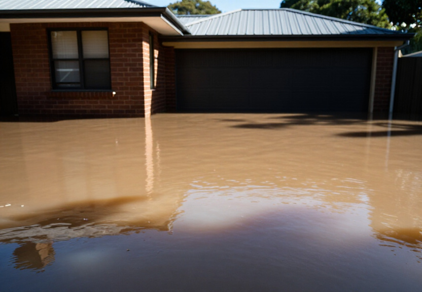 Before and after water damage repair